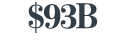 $93B