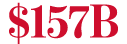 $157B